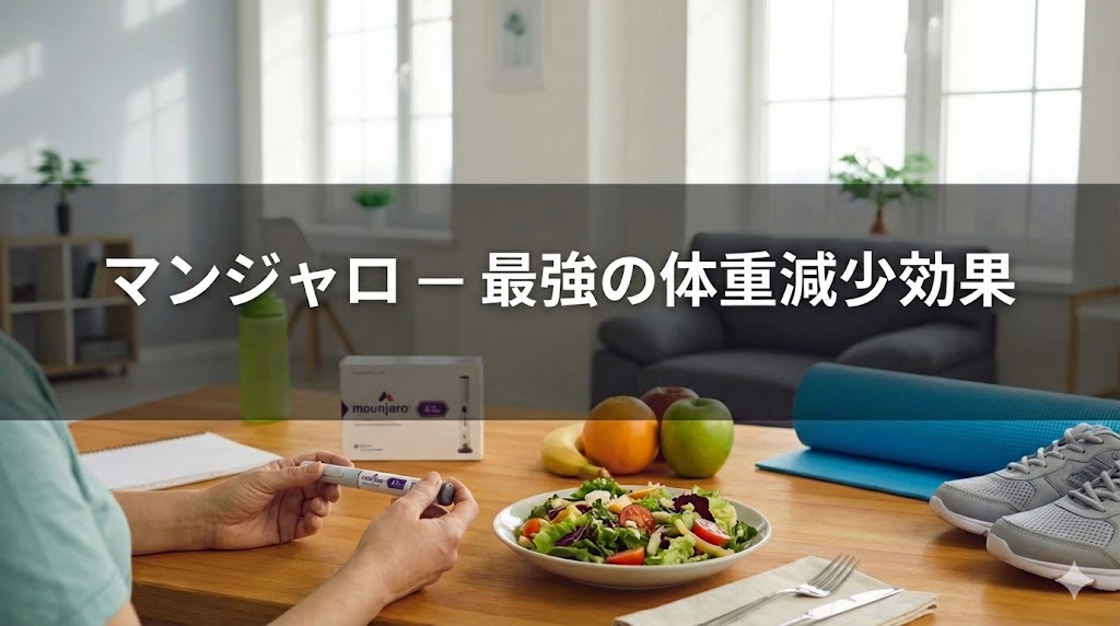 マンジャロ - 最強の体重減少効果画像