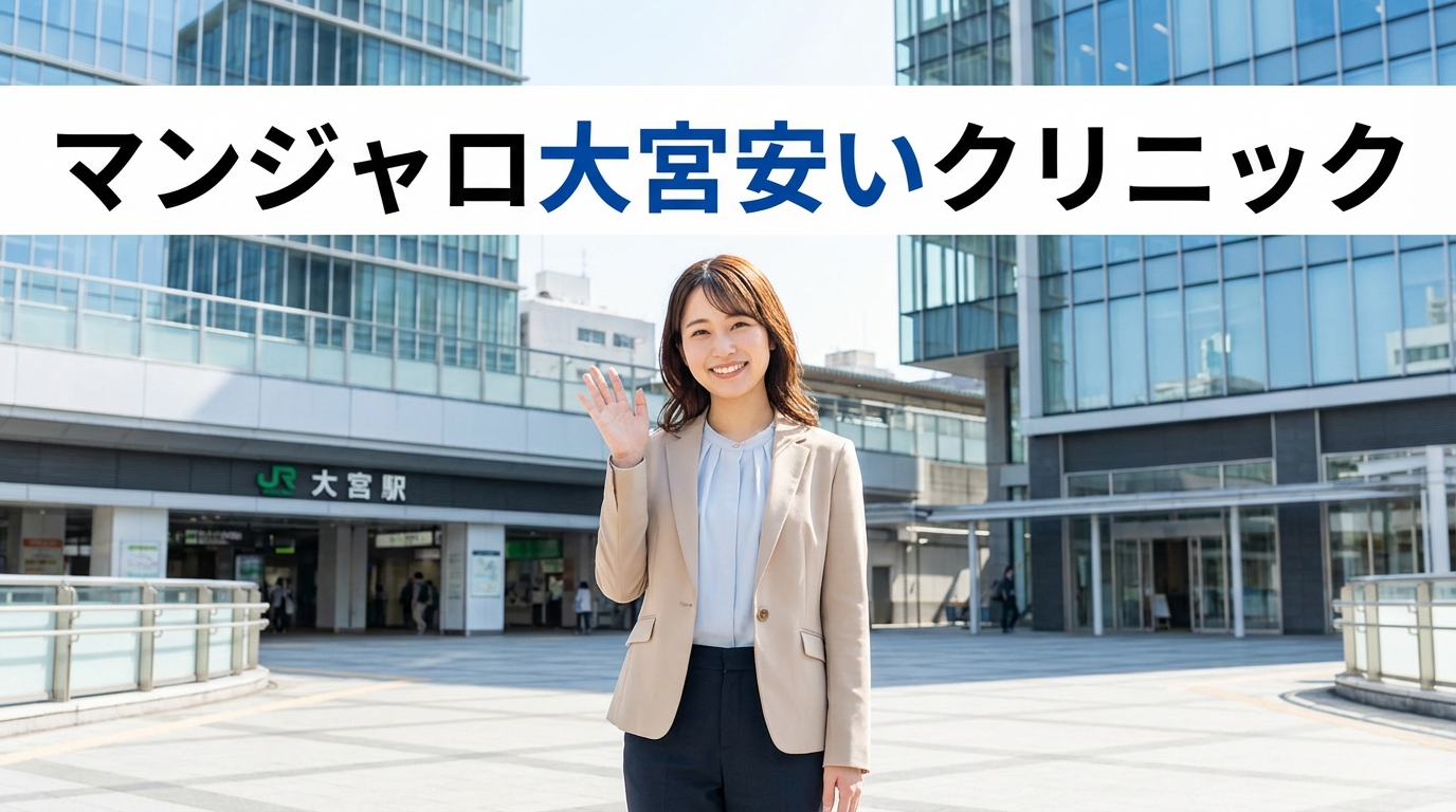 マンジャロ大宮安いクリニック.最安値は？アイキャッチ