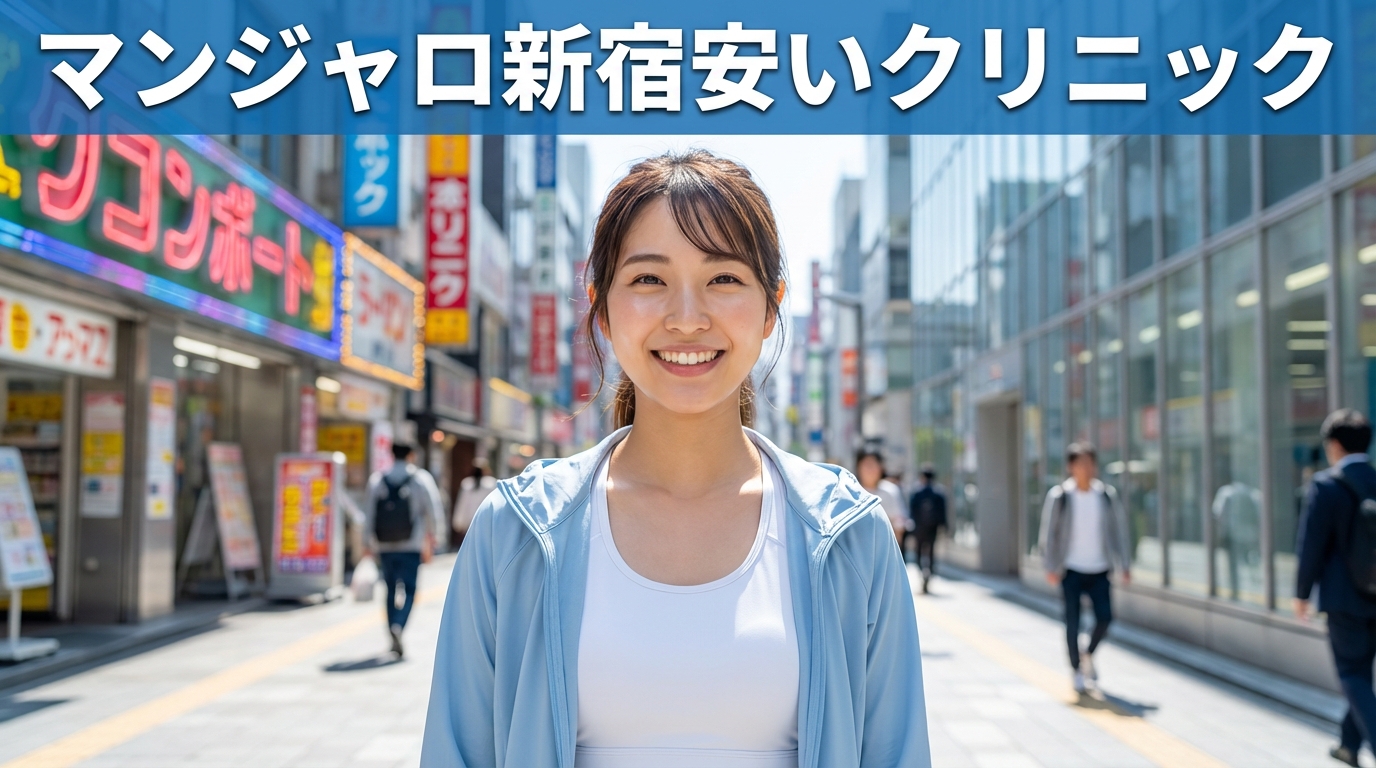 マンジャロ新宿安いクリニック。最安値は？アイキャッチ