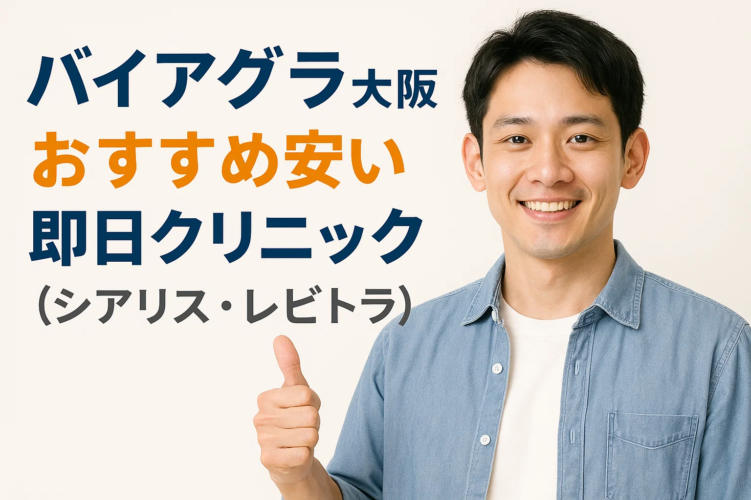 バイアグラ大阪おすすめ安い即日クリニック（シアリス・レビトラ）